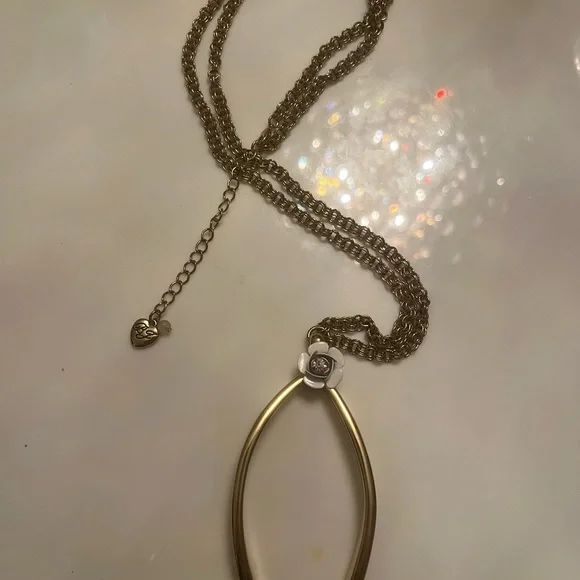 Betsey Johnson Dream Of Betsey Large  Wishbone Pendant DB10 - Picture 2 of 5